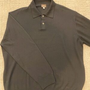Neiman Marcus Long Sleeve Polo